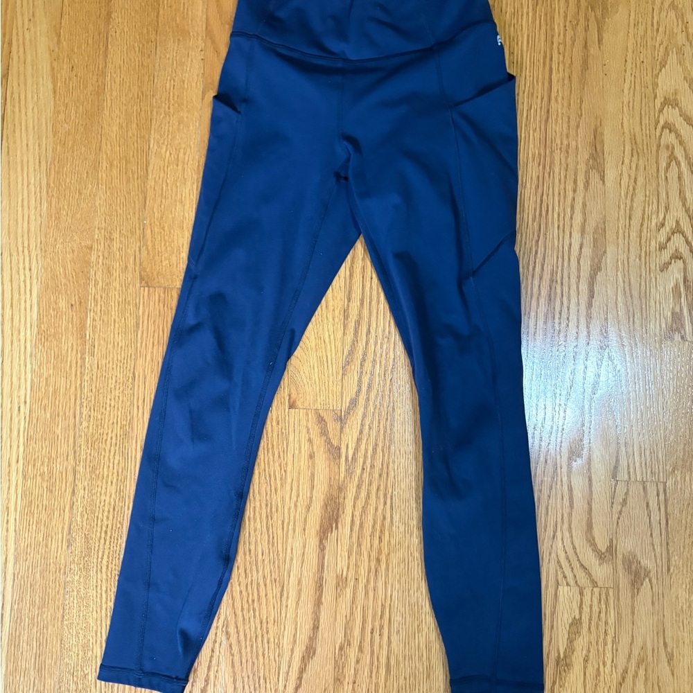 Fabletics purelux Blue Athletic Leggings with side pockets